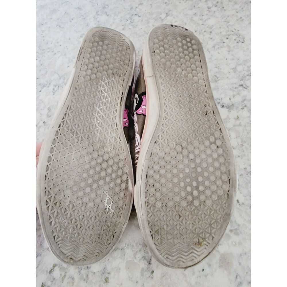 Disney Parks 9 Vintage Sneaker Women's Gray Pink Flats Rhinestone 28 - Picture 9 of 9
